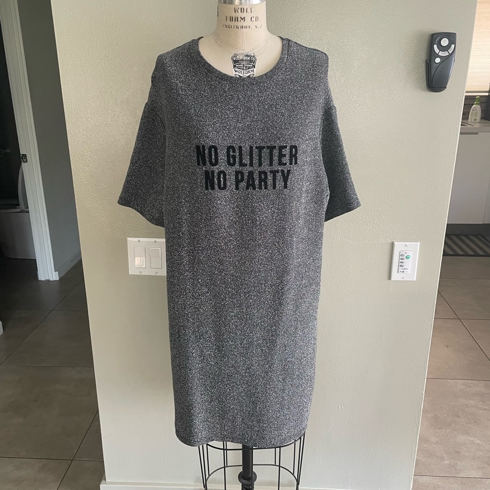 No glitter no party dress. Duh